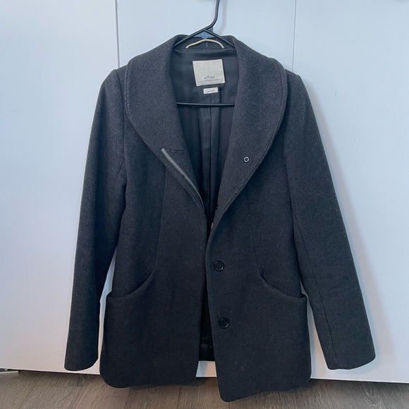 Wilfred Cocoon Coat Grey - Picture 1 of 4